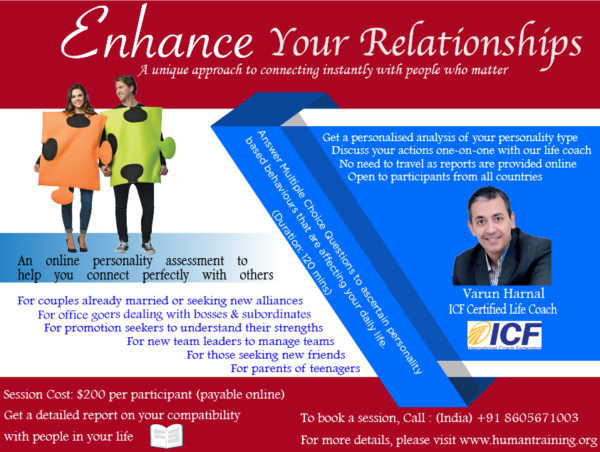 Enhance Your Relationships - ICF life Coaching